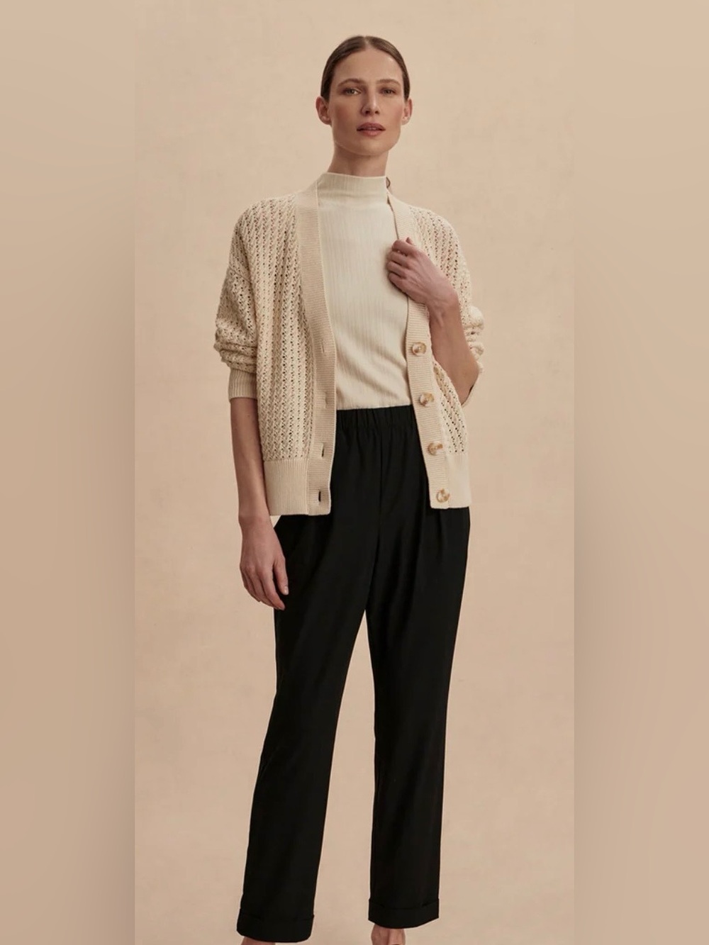 NWT Varley Alana Slim Tapered Cuff Pant 27", Size L - Picture 2 of 11